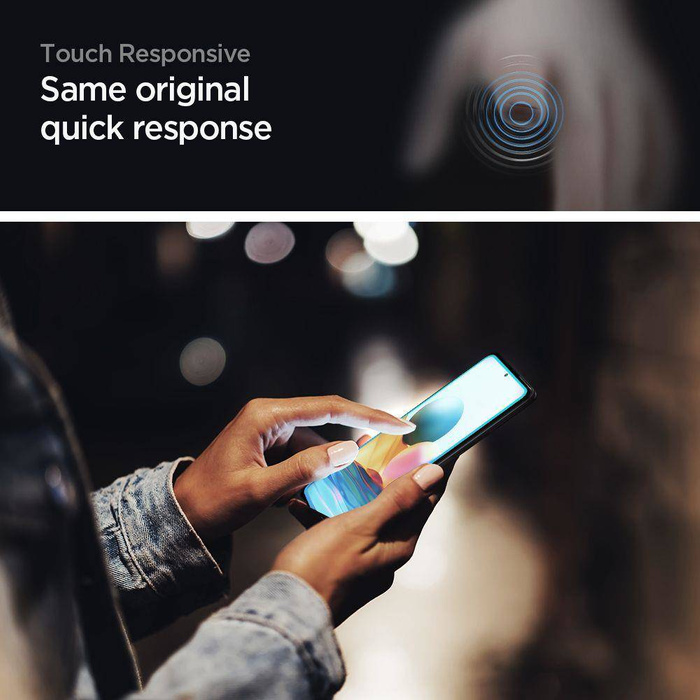 SPIGEN Glass Fc Xiaomi Redmi Note 10 Pro Szkło Hartowane Black