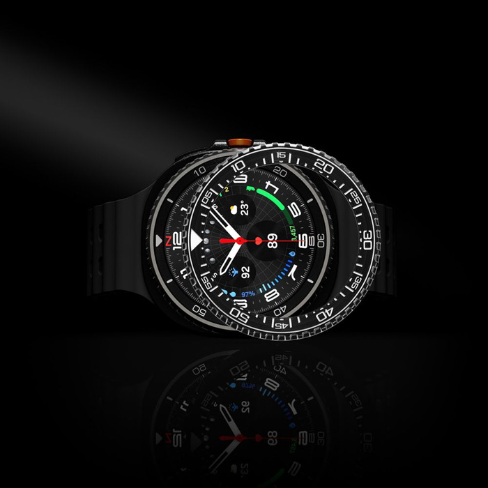 ETUI SPIGEN SAMSUNG GALAXY WATCH 8 CLASSIC (46 MM) BEZEL TUNE PRO DIVER BLACK