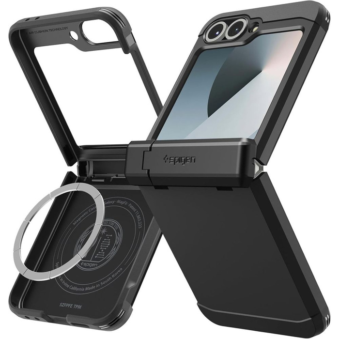 ETUI SPIGEN SAMSUN GALAXY Z FLIP 6 / 7 FE TOUGH ARMOR PRO MAG MAGSAFE CZARNE