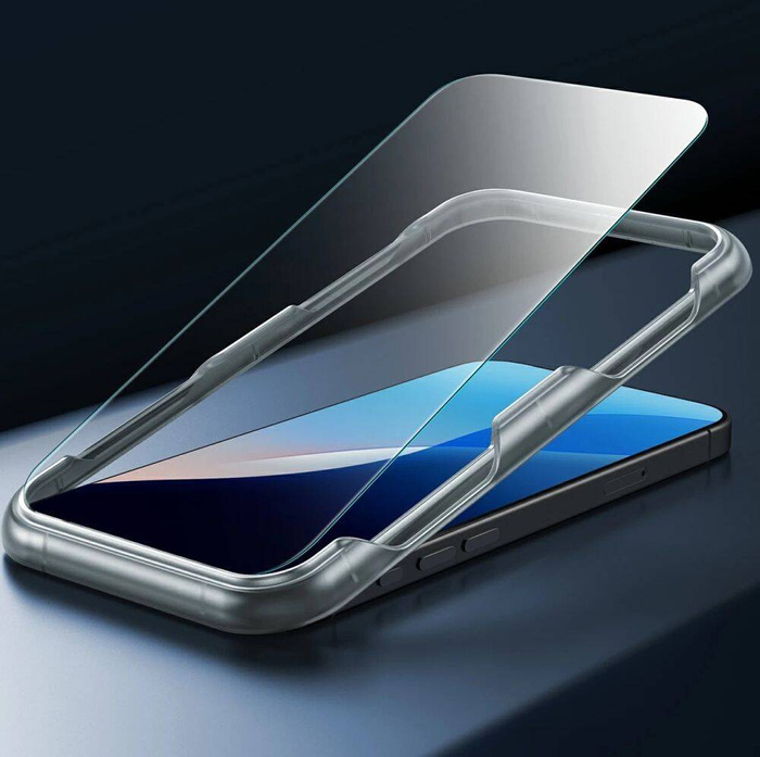 Etui ESR CLASSIC HYBRID HALOLOCK MAGSAFE & TEMPERED GLASS IPHONE 16 FROSTED BLACK