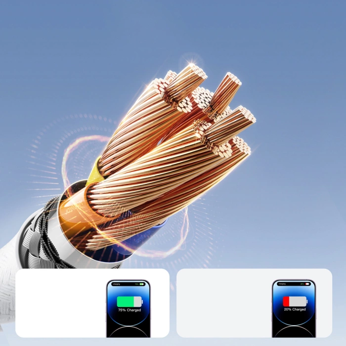 Kabel Joyroom S-A28 Flash Series 30W USB-C to Lightning 1m - biały