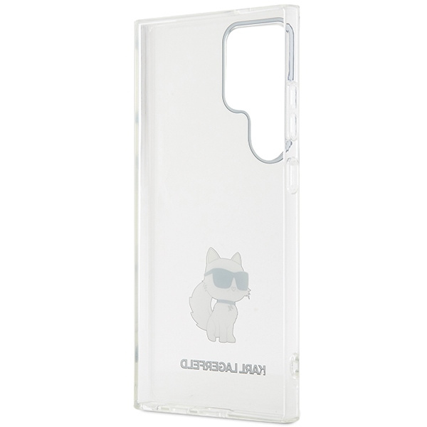 Etui Karl Lagerfeld KLHCS24LHNCHTCT Samsung Galaxy S24 Ultra S928 transparent hardcase IML Choupette Case
