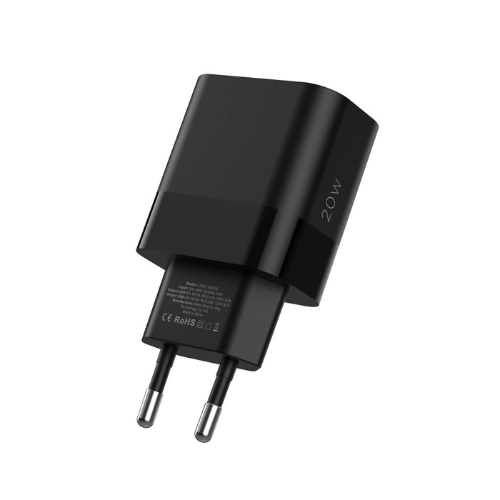 ŁADOWARKA TECH-PROTECT C20W 2-PORT NETWORK CHARGER PD20W BLACK