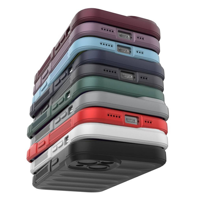 Etui Magic Shield Case Etui Do iPhone 14 Elastyczny Pancerny Pokrowiec Jasnoniebieski Case