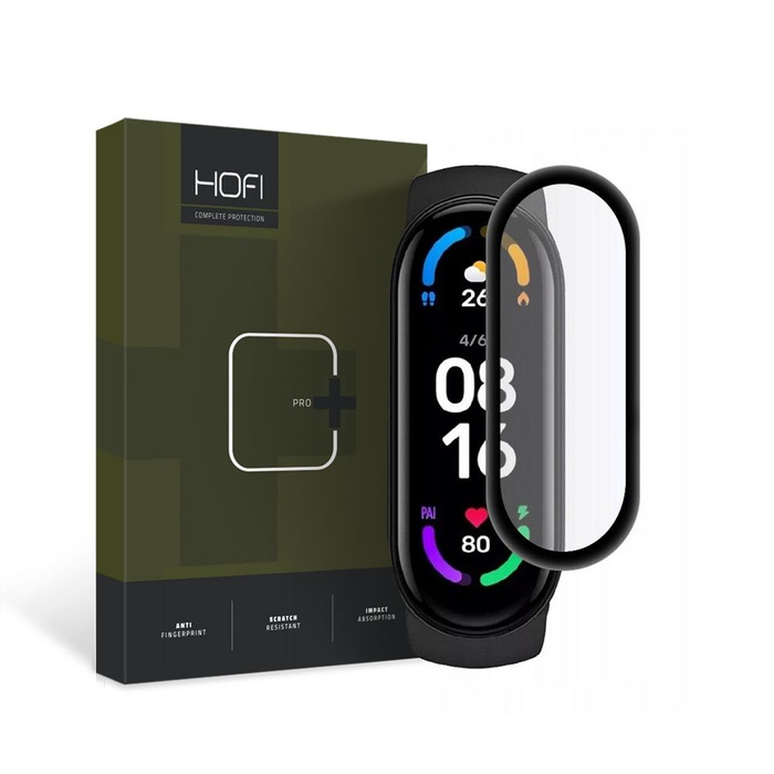 SZKŁO HYBRYDOWE HOFI HYBRID GLASS XIAOMI MI SMART BAND 6 BLACK