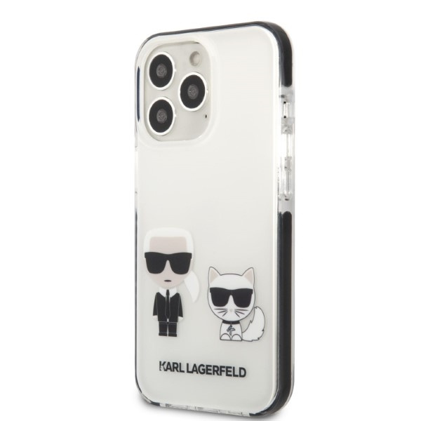Etui Karl Lagerfeld Klhcp13ltpekcw iPhone 13 Pro / 13 6,1" Hardcase Biały/white Karl&choupette Case