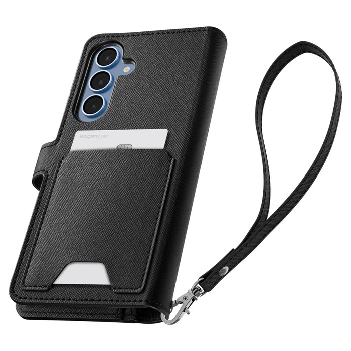 ETUI SPIGEN SAMSUNG GALAXY S25+ WALLET ”S” CZARNE