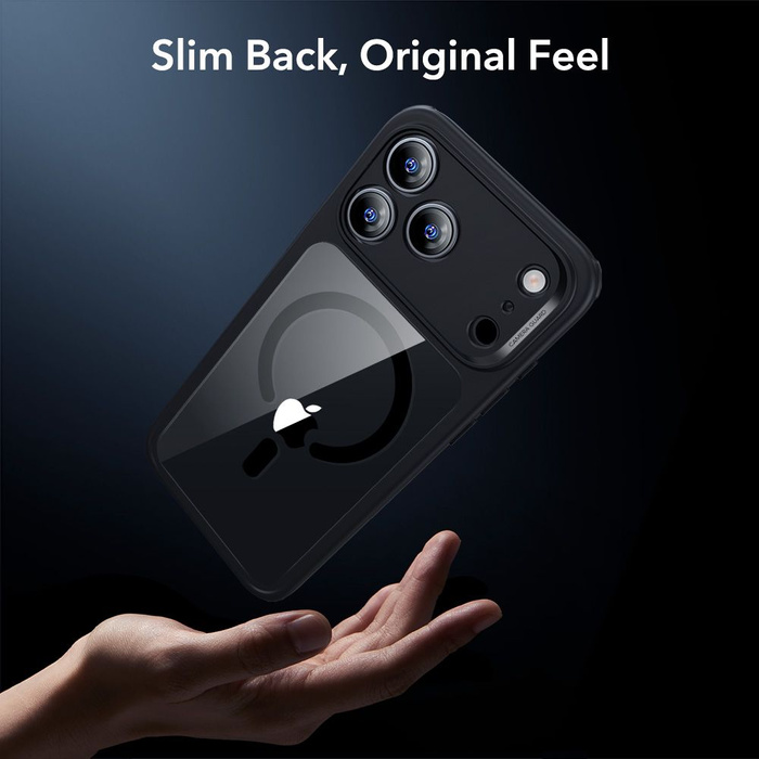 ESR CLASSIC HYBRID MAGSAFE & TEMPERED GLASS IPHONE 17 PRO MAX CLEAR/BLACK