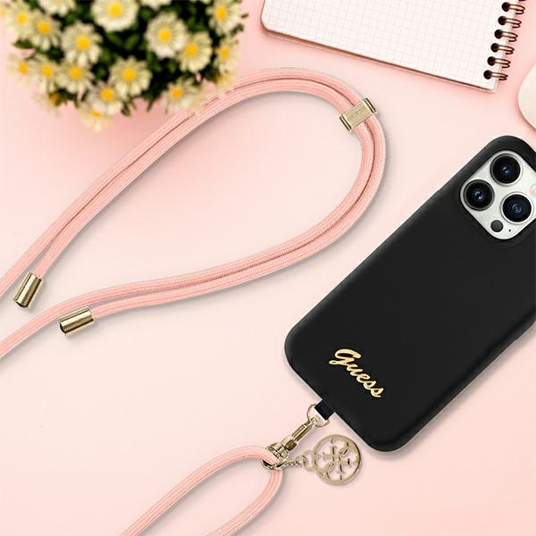 Pasek Guess Guucnmg4ep Universal Cbdy Cord Pasek Różowy/pink