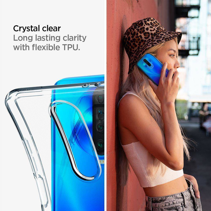 Etui SPIGEN Liquid Crystal Xiaomi Poco X2 / Redmi K30 Clear Przeźroczyste Case