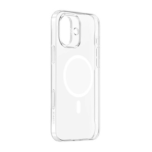 Magnetyczne Etui iPhone 16 Baseus TouchButton (przezroczyste)