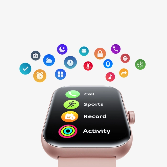 Smartwatch Joyroom Fit-Life JR-FT5 Plus z funkcją odbierania połączeń - różowy