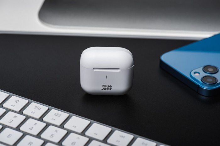 BLUE STAR słuchawki bezprzewodowe / bluetooth stereo TWS Nova Fi5 białe