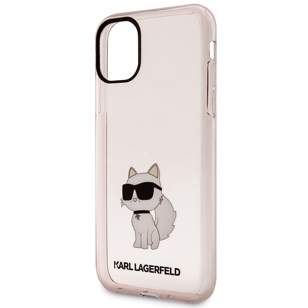 Etui Karl Lagerfeld KLHCN61HNCHTCP iPhone 11 6,1" różowy/pink hardcase Ikonik Choupette Case