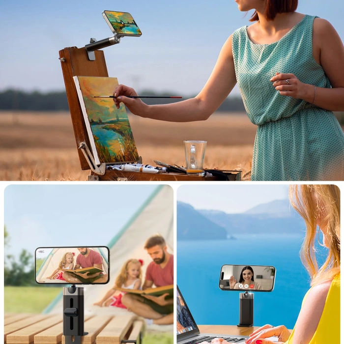 Stojak Joyroom JR-ZS413 podróżny magnetyczny na telefon 4.7-7.0" - czarny