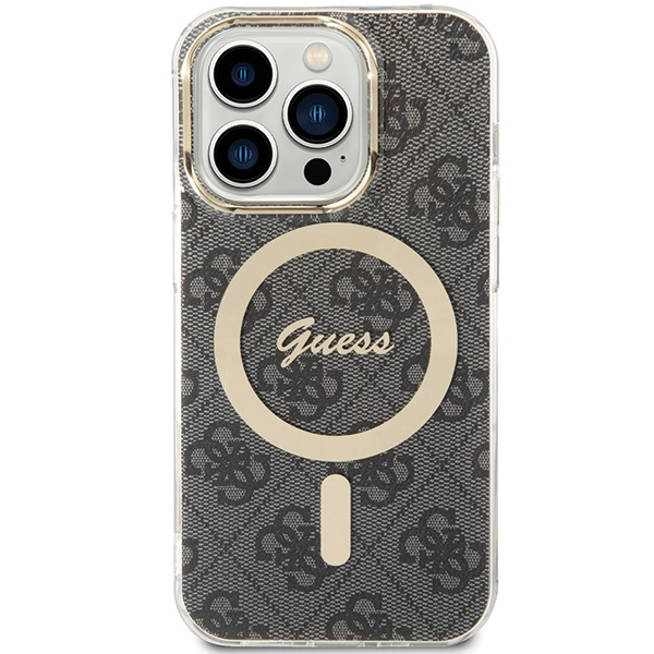 Etui Guess GUHMP15XH4STK iPhone 15 Pro Max 6.7" czarny/black hardcase IML 4G MagSafe Case