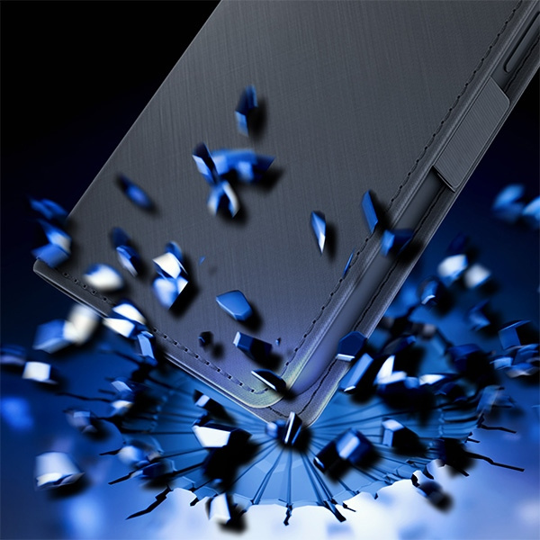 Etui 3MK Wallet Case iPhone 15 Pro 6.1" czarny/black