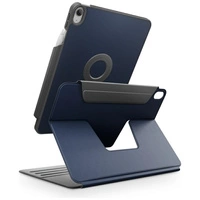 Etui UNIQ Rovus Snapmount Magnetic 360   Rotating Detachable do iPad 11" A16 (2025) / iPad 10.9" 10 gen. (2022) granatowy