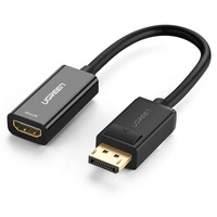 Adapter Ugreen MM137 40363 DisplayPort (męski) do HDMI (żeński) 4K / 1080p - czarny