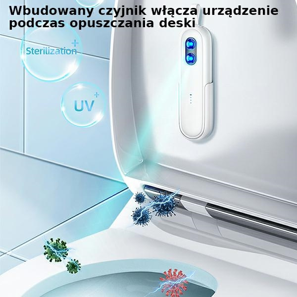 Lampa Do Dezynfekcji Toalety USAMS UV-C Ręczna Sterylizator Biały