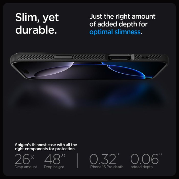 ETUI SPIGEN LIQUID AIR IPHONE 16 PRO MAX MATTE BLACK