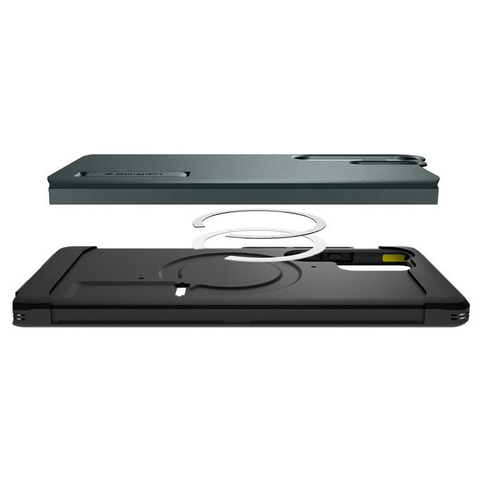 ETUI SPIGEN TOUGH ARMOR MAGSAFE SAMSUNG GALAXY S25 ULTRA ABYSS GREEN