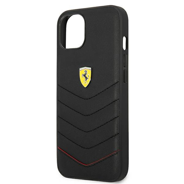 Etui FERRARI Apple iPhone 13 Mini Off Track Quilted Czarny Hardcase