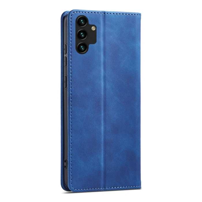 Magnet Fancy Case etui do Samsung Galaxy A13 5G pokrowiec portfel na karty kartę podstawka niebieski