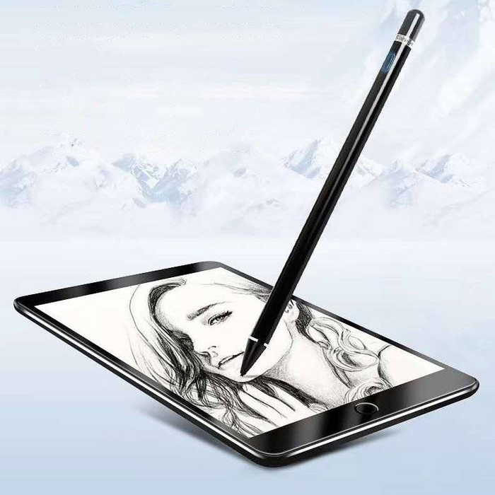 Cartinoe pojemnościowy rysik stylus pen do iPad z cienką końcówką 1,5 mm biały