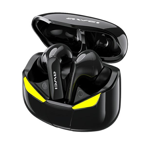 Słuchawki AWEI Bluetooth 5.0 T35 TWS Stacja Dokująca Gamingowe Czarny