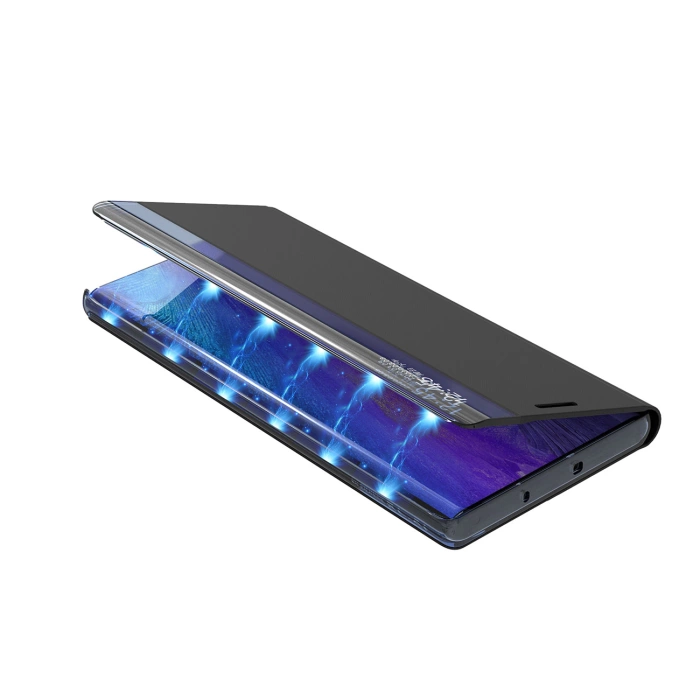 Etui New Sleep Case pokrowiec z klapką z funkcją podstawki na Samsung Galaxy A26 - czarne