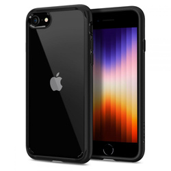 Etui iPhone 7 8 SE 2020 Spigen Ultra Hybrid Black Czarne Case Apple