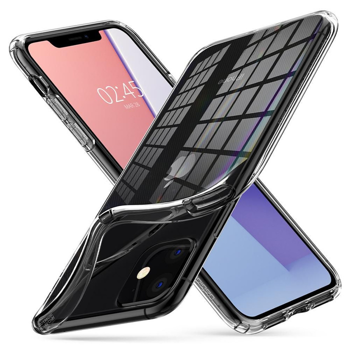 Etui SPIGEN Liquid Crystal Apple Iphone 11 Crystal Clear Przeźroczyste Case