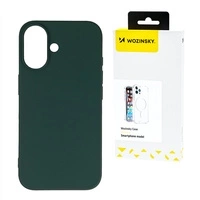 Silikonowe etui Wozinsky Silicone Case na Samsung Galaxy S25 - zielone