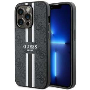 Etui Guess GUHMP14LP4RPSK iPhone 14 Pro 6.1" czarny/black hardcase 4G Printed Stripes MagSafe Case