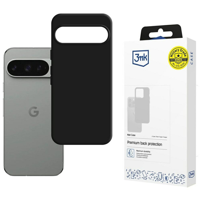 Etui 3MK Google Pixel 10/10 Pro Matt Case Czarny