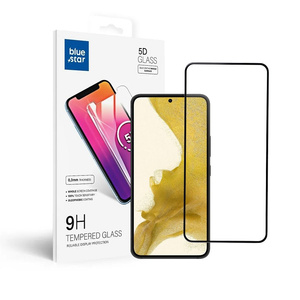 Szkło hartowane do Samsung Galaxy S22 (full glue / case friendly) Blue Star 5D czarne