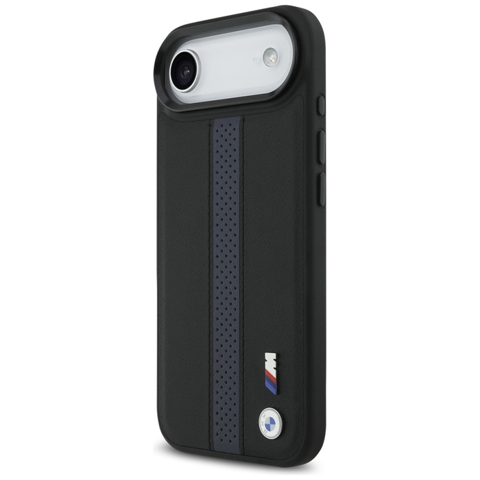 Etui BMW M Perforated Stripe Logo        MagSafe do iPhone 17 Air niebieski