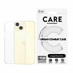 CARE by PanzerGlass Urban Combat Case iPhone 15 Plus 6,7"  przezroczysty/transparent 1423