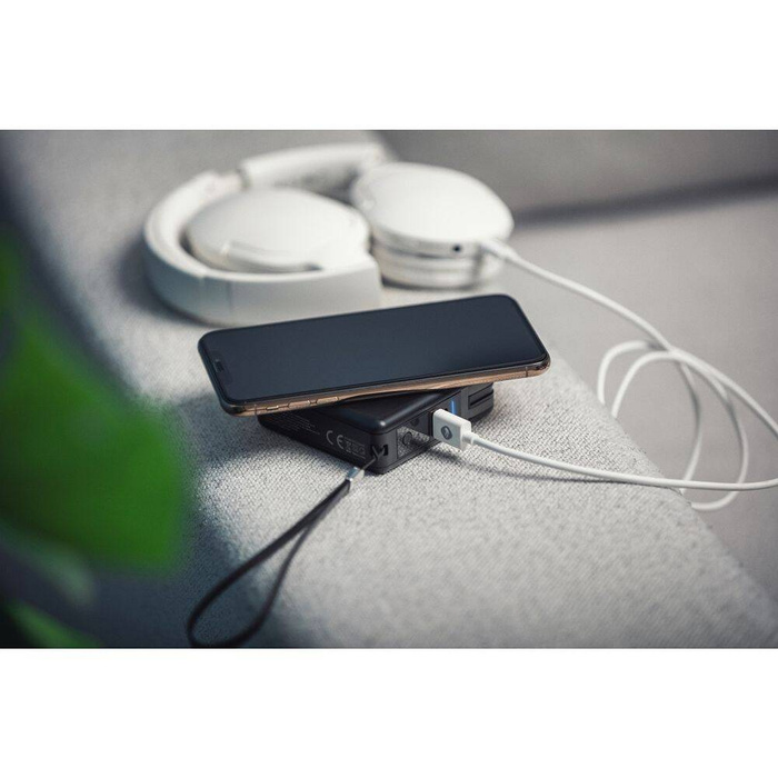 FORCELL F-ENERGY ładowarka wielofunkcyjna 5w1 20W PD z kablem typ C/lightning, power bankiem 10000mAh i ład. bezprzew. 15W