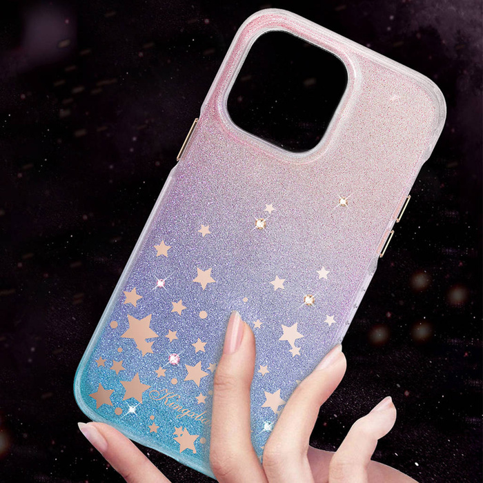 Etui Kingxbar Heart Star Series etui iPhone 14 Pro Max pokrowiec obudowa na tył plecki zodiac Case