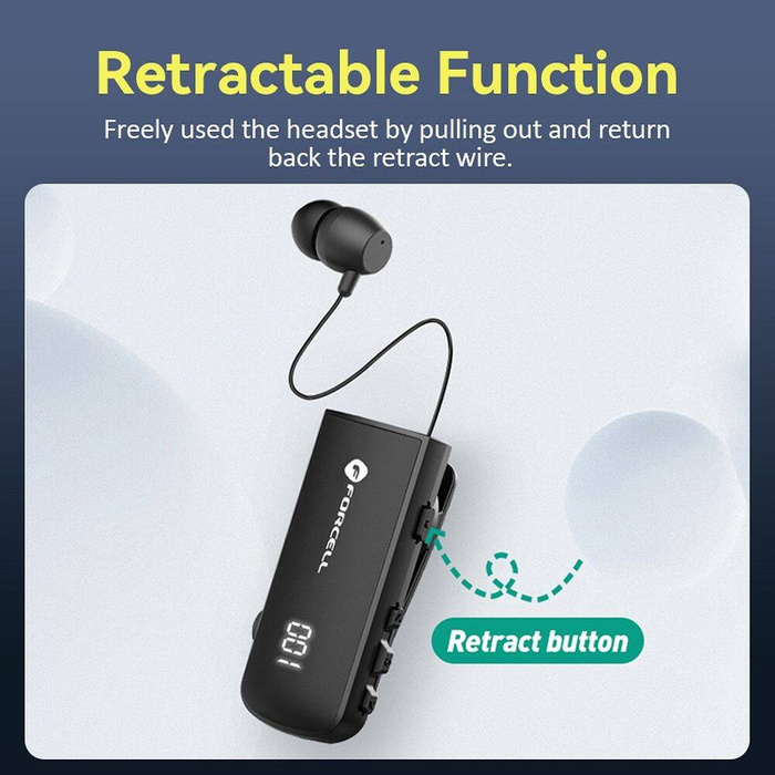 Słuchawka bluetooth Forcell F-Audio Drive EarBud czarna