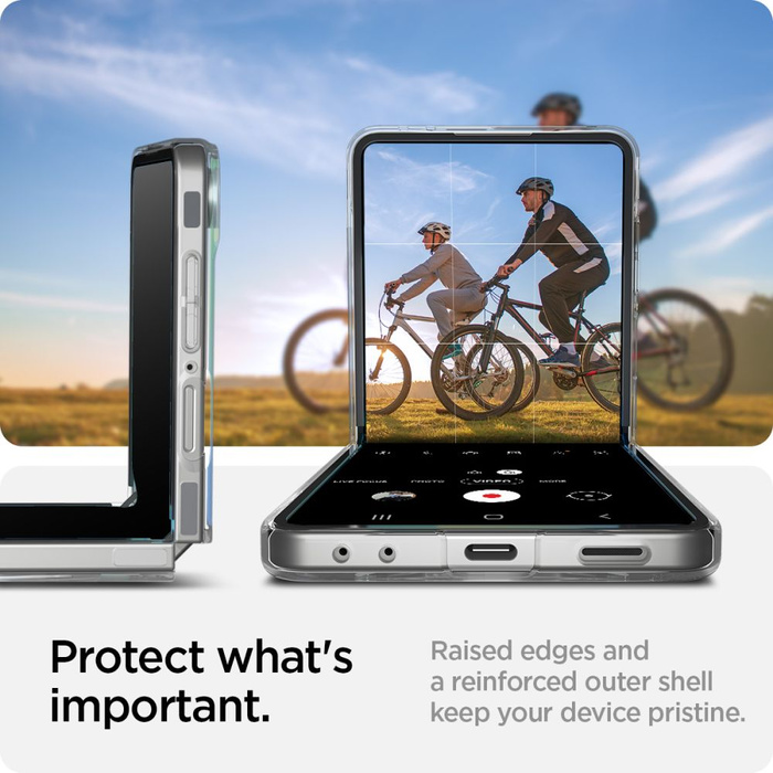 ETUI SPIGEN SAMSUNG GALAXY Z FLIP 7 AIRSKIN MAG MAGSAFE CRYSTAL PRZEZROCZYSTE BIAŁE