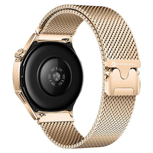Pasek do Samsung Galaxy Watch Forcell F-Design FS10 magnetyczny stal 20 mm złoty