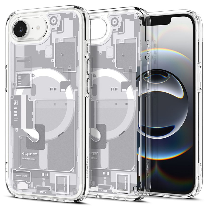 ETUI SPIGEN IPHONE 16E ULTRA HYBRID MAG MAGSAFE ZERO ONE BIAŁE