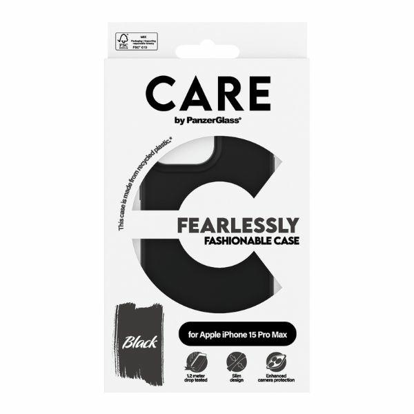 CARE by PanzerGlass Fearlessly Fashionable Case iPhone 15 Pro Max 6,7" czarny/black 1432