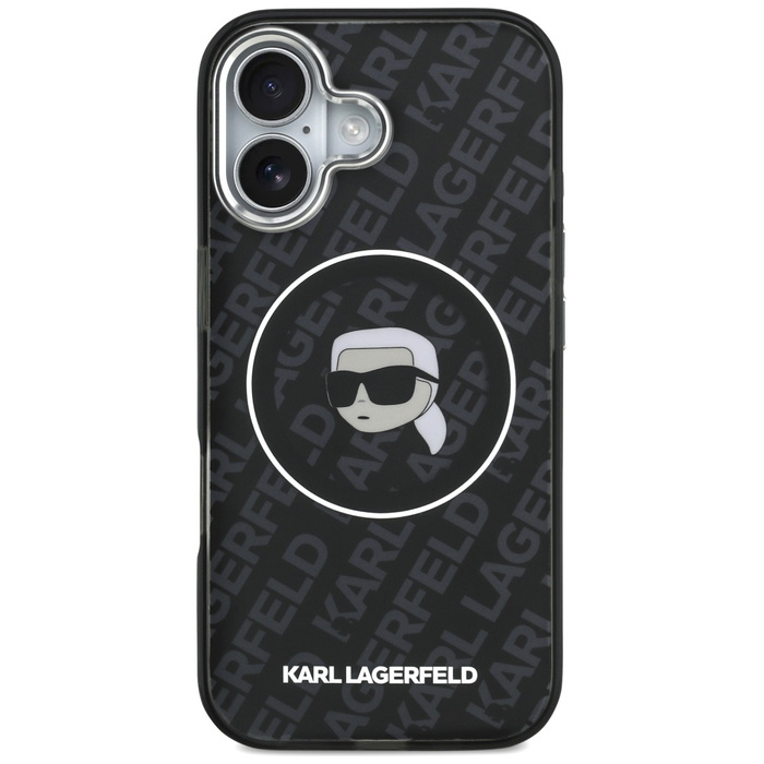 Etui Karl Lagerfeld IML Karl Head Logo   MagSafe do iPhone 17 czarny