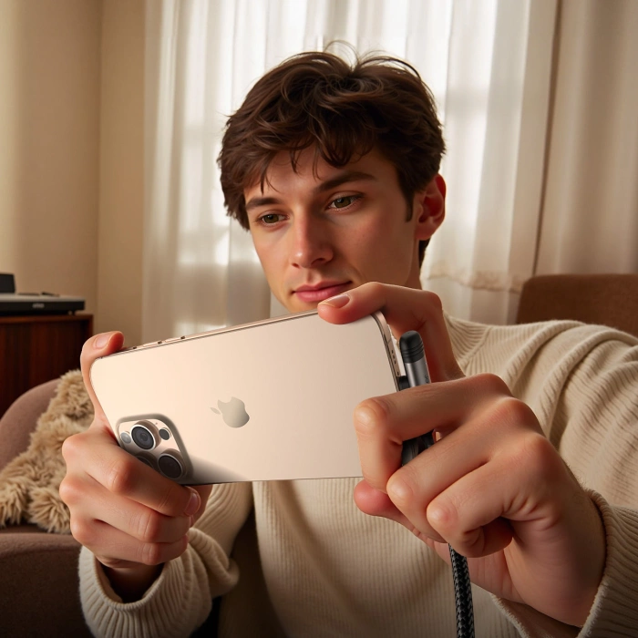 Kabel Joyroom S-A56 EnjoyX Series 90° USB-C - Lightning 30W 1,2m - czarny