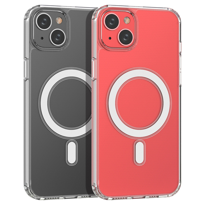 Clear Magnetic Case MagSafe etui iPhone 14 Plus magnetyczny pokrowiec przezroczysty