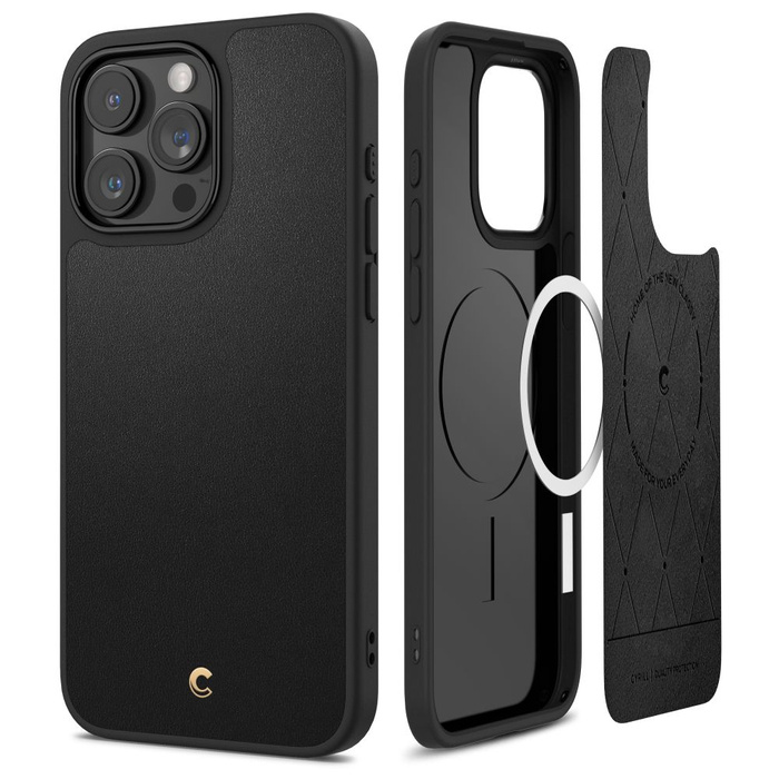 Etui iPhone 15 Pro Max Spigen Cyrill Kajuk Mag Magsafe Black Case